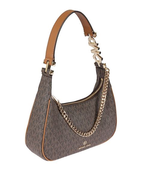 michael kors signature middle zipper shoulder bag|Michael Kors bag.